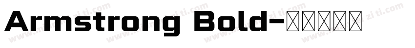Armstrong Bold字体转换